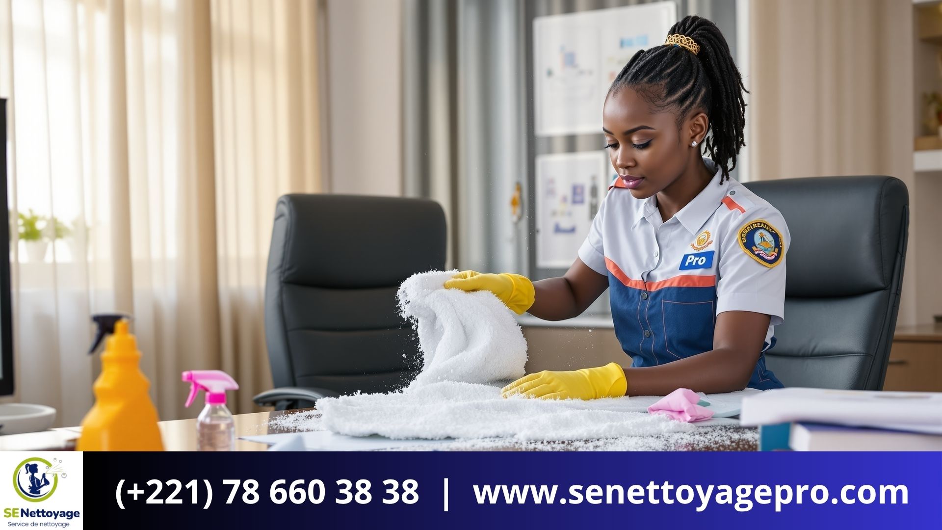 SeNettoyage Pro - Et si le secret d'une bonne journée de travail était la propreté? Nettoyage professionnel a Dakar